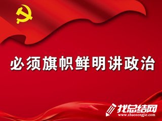 旗帜鲜明讲政治培训学习心得总结